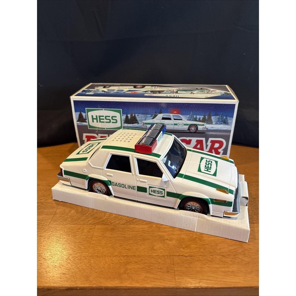 Vintage 1993 Hess Toy Truck Patrol Police Car New in Box